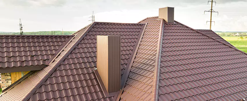 Residential Chimney Flashing Restoration in Fall River, MA