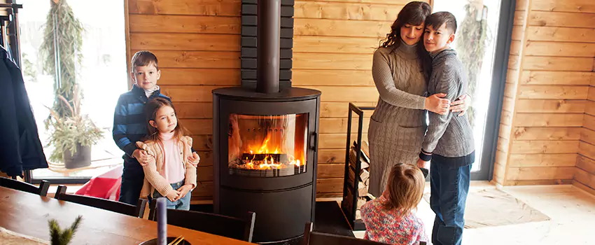 Morso Cast Iron Fireplace Insert Installation in Fall River, Massachusetts