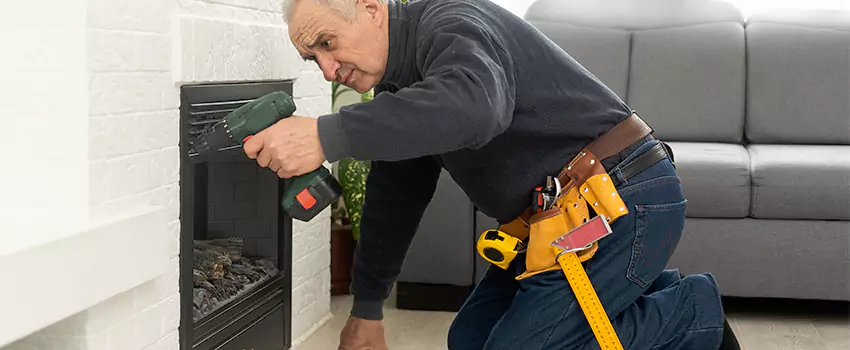 New Indoor Fireplace Installation in Fall River, Massachusetts