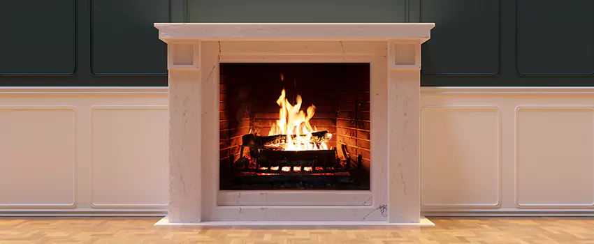Open Flame Wood-Burning Fireplace Installation Services in Fall River, Massachusetts