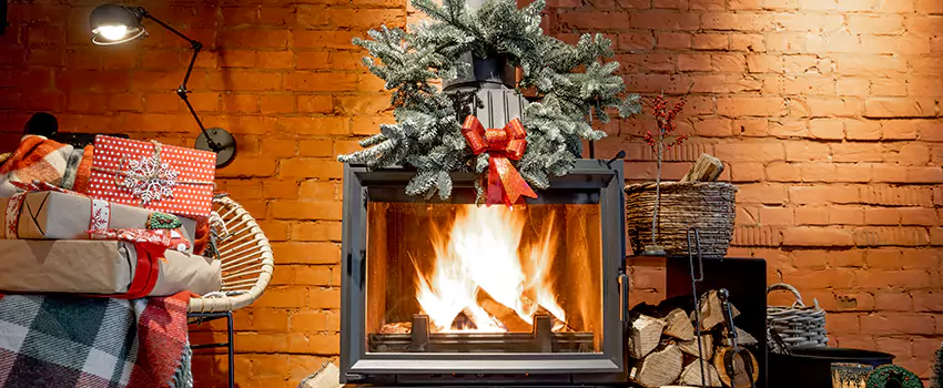 Travis Industries Linear Gas Fireplace Installation in Fall River, Massachusetts
