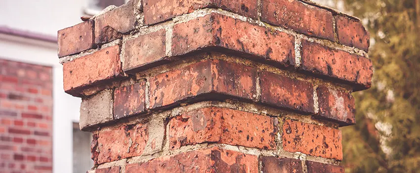 Cracked Chimney Bricks Repair Cost in Fall River, Massachusetts